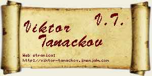 Viktor Tanackov vizit kartica